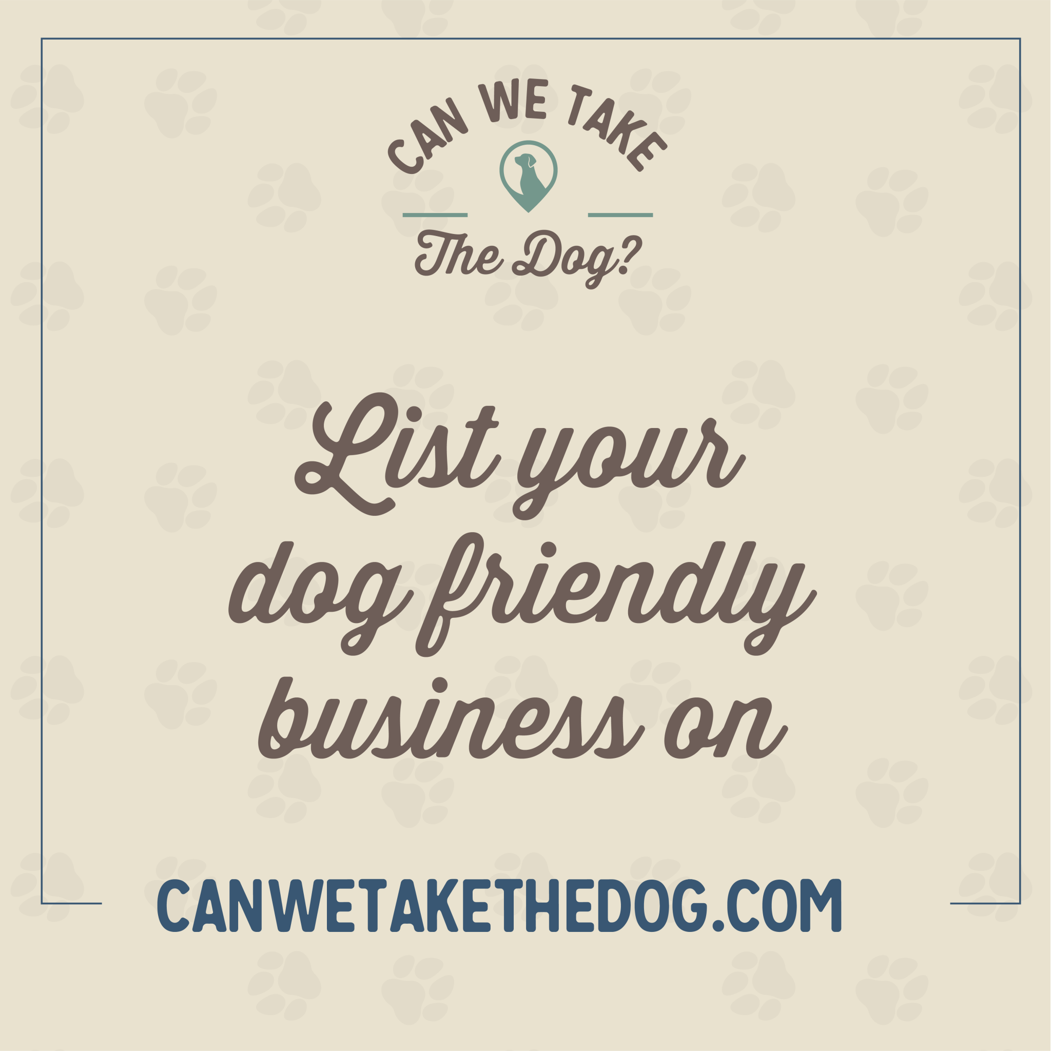 Can We Take The Dog - dog friendly places throughout the UK